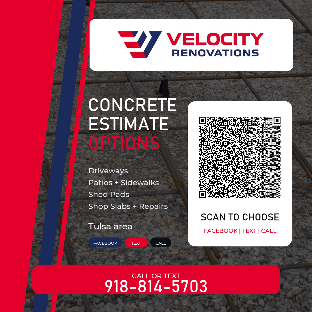 Velocity Renovations QR contact code